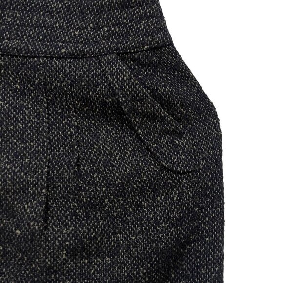 Women CABI Boss Casual Skirt Black Gray Plaid Size 4 Pre-Owned - Picture 11 of 11